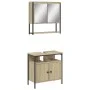 Sonoma oak plywood 2-piece bathroom furniture set by , Bathroom furniture - Ref: Foro24-3214656, Price: 103,77 €, Discount: %