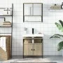 2-teiliges Badezimmermöbelset aus Sonoma-Eichensperrholz von , Badezimmermöbel - Ref: Foro24-3214656, Preis: 103,77 €, Rabatt: %
