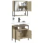 Sonoma oak plywood 2-piece bathroom furniture set by , Bathroom furniture - Ref: Foro24-3214656, Price: 103,77 €, Discount: %