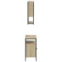 Set de muebles de baño 2 pzas madera contrachapada roble Sonoma de , Muebles de baño - Ref: Foro24-3214656, Precio: 110,16 €,...