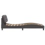 Estructura de cama con cabecero cuero sintético gris 90x190 cm de , Camas y somieres - Ref: Foro24-3207970, Precio: 149,87 €,...