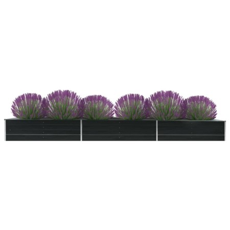 Gartenbeet aus verzinktem Stahl anthrazit 480x80x45 cm von vidaXL, Töpfe und Pflanzgefäße - Ref: Foro24-47067, Preis: 89,75 €...
