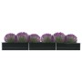 Galvanized anthracite steel garden bed 480x80x45 cm by vidaXL, Pots and planters - Ref: Foro24-47067, Price: 89,75 €, Discoun...