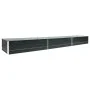 Galvanized anthracite steel garden bed 480x80x45 cm by vidaXL, Pots and planters - Ref: Foro24-47067, Price: 98,66 €, Discoun...