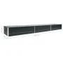 Arriate de jardín de acero galvanizado antracita 480x80x45 cm de vidaXL, Maceteros y jardineras - Ref: Foro24-47067, Precio: ...