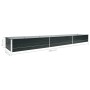 Galvanized anthracite steel garden bed 480x80x45 cm by vidaXL, Pots and planters - Ref: Foro24-47067, Price: 89,75 €, Discoun...