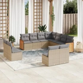 11-piece garden sofa set with beige synthetic rattan cushions by , Garden sets - Ref: Foro24-3227767, Price: 673,41 €, Discou...