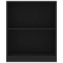 Black engineered wood shelf 60x24x76 cm by vidaXL, Bookcases and shelves - Ref: Foro24-800856, Price: 39,23 €, Discount: %