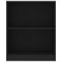 Schwarzes Holzwerkstoffregal 60x24x76 cm von vidaXL, Bücherregale und Regale - Ref: Foro24-800856, Preis: 39,53 €, Rabatt: %