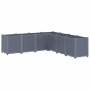 Pflanzgefäß aus grauem PP, 160 x 160 x 53 cm von , Töpfe und Pflanzgefäße - Ref: Foro24-367866, Preis: 206,23 €, Rabatt: %