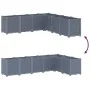 Gray PP planter 160x160x53 cm by , Pots and planters - Ref: Foro24-367866, Price: 201,48 €, Discount: %