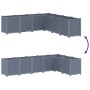 Pflanzgefäß aus grauem PP, 160 x 160 x 53 cm von , Töpfe und Pflanzgefäße - Ref: Foro24-367866, Preis: 206,23 €, Rabatt: %