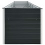 Arriate de acero galvanizado gris antracita 400x80x45 cm de vidaXL, Maceteros y jardineras - Ref: Foro24-47059, Precio: 82,98...