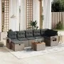 Set de sofás de jardín 8 pzas y cojines ratán sintético gris de , Conjuntos de jardín - Ref: Foro24-3264959, Precio: 462,39 €...
