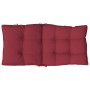 Niedriglehner-Stuhlkissen, 4 Stück, roter roter Oxford-Stoff von , Kissen für Stühle und Sofas - Ref: Foro24-377699, Preis: 1...
