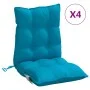 Cojines para silla respaldo bajo 4 uds tela Oxford azul claro de , Cojines para sillas y sofás - Ref: Foro24-377684, Precio: ...