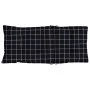 Kissen für Hochlehner, 2 Stück, aus schwarzem kariertem Stoff von , Kissen für Stühle und Sofas - Ref: Foro24-377650, Preis: ...