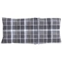 High back chair cushions 2 pcs gray plaid Oxford fabric by , Cushions for chairs and sofas - Ref: Foro24-377644, Price: 60,20...