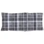 Kissen für Hochlehner, 2 Stück, grau kariertes Oxford-Gewebe von , Kissen für Stühle und Sofas - Ref: Foro24-377644, Preis: 5...