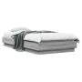 Bed frame with LED lights Sonoma gray 100x200 cm by , Beds and slatted bases - Ref: Foro24-839509, Price: 105,11 €, Discount: %