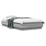 Estructura de cama con luces LED gris Sonoma 100x200 cm de , Camas y somieres - Ref: Foro24-839509, Precio: 106,35 €, Descuen...