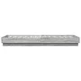 Bed frame with LED lights Sonoma gray 100x200 cm by , Beds and slatted bases - Ref: Foro24-839509, Price: 105,11 €, Discount: %