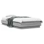 Bed frame with LED lights Sonoma gray 90x200 cm by , Beds and slatted bases - Ref: Foro24-839516, Price: 106,04 €, Discount: %