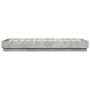 Estructura de cama con luces LED gris hormigón 75x190 cm de , Camas y somieres - Ref: Foro24-839549, Precio: 98,19 €, Descuen...
