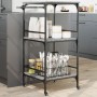 Sonoma grauer Küchenwagen aus Holzwerkstoff, 60,5 x 50 x 105 cm von , Küchen- und Speisewagen - Ref: Foro24-842339, Preis: 63...