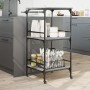 Sonoma grauer Küchenwagen aus Holzwerkstoff, 60,5 x 50 x 105 cm von , Küchen- und Speisewagen - Ref: Foro24-842339, Preis: 63...