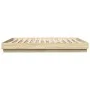 Bed frame with LED lights Sonoma oak 180x200 cm by , Beds and slatted bases - Ref: Foro24-3209774, Price: 152,17 €, Discount: %