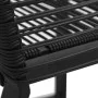 Sillas de jardín 2 unidades ratán de PVC negro de vidaXL, Sillas de jardín - Ref: Foro24-48572, Precio: 180,29 €, Descuento: %
