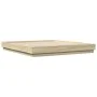 Estructura de cama madera de ingeniería roble Sonoma 200x200 cm de , Camas y somieres - Ref: Foro24-3209830, Precio: 136,00 €...