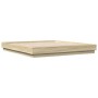 Estructura de cama madera de ingeniería roble Sonoma 200x200 cm de , Camas y somieres - Ref: Foro24-3209830, Precio: 137,87 €...