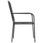 Sillas de jardín 2 unidades cuerda de algodón y acero negro by vidaXL, Garden chairs - Ref: Foro24-48568, Price: 91,71 €, Dis...