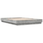 Estructura de cama madera de ingeniería gris hormigón 120x200cm de , Camas y somieres - Ref: Foro24-3209866, Precio: 116,92 €