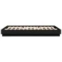 Black engineered wood bed frame 120x200 cm by , Beds and slatted bases - Ref: Foro24-3209864, Price: 128,36 €, Discount: %