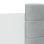 Bed frame with headboard and white LED lights 160x200 cm by , Beds and slatted bases - Ref: Foro24-3209996, Price: 204,04 €, ...