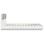 Bed frame with headboard and white LED lights 180x200 cm by , Beds and slatted bases - Ref: Foro24-3209989, Price: 244,35 €, ...
