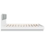 Bettgestell mit Kopfteil und weißen LED-Leuchten 180x200 cm von , Betten und Lattenroste - Ref: Foro24-3209989, Preis: 247,72...