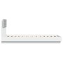 Bed frame with headboard and white LED lights 90x200 cm by , Beds and slatted bases - Ref: Foro24-3210031, Price: 170,39 €, D...