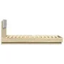 Bed frame headboard LED lights Sonoma oak 90x200 cm by , Beds and slatted bases - Ref: Foro24-3210033, Price: 163,25 €, Disco...