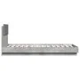 Concrete gray LED lights headboard bed frame 100x200 cm by , Beds and slatted bases - Ref: Foro24-3210027, Price: 170,28 €, D...