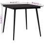 Garten-Essset, 5-teilig, Baumwollseil und schwarzer Stahl von vidaXL, Gartensets - Ref: Foro24-48569, Preis: 196,13 €, Rabatt: %
