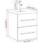 Badezimmerschrank mit integriertem Waschbecken aus Sonoma-Eiche von , Badezimmerwaschtische - Ref: Foro24-3278758, Preis: 156...