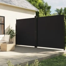 Black retractable side awning 220x1000 cm by , Umbrellas - Ref: Foro24-4004774, Price: 186,47 €, Discount: %