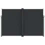 Black retractable side awning 220x1000 cm by , Umbrellas - Ref: Foro24-4004774, Price: 186,47 €, Discount: %