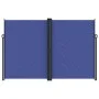 Blaue einziehbare Seitenmarkise 220x1000 cm von , Sonnenschirme - Ref: Foro24-4004776, Preis: 179,67 €, Rabatt: %