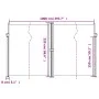 Blaue einziehbare Seitenmarkise 220x1000 cm von , Sonnenschirme - Ref: Foro24-4004776, Preis: 179,67 €, Rabatt: %