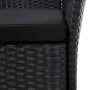 Garden dining set with 9 pieces and black synthetic rattan cushions. by vidaXL, Garden sets - Ref: Foro24-46023, Price: 750,2...